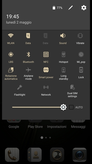 Disattiva WLAN e Bluetooth