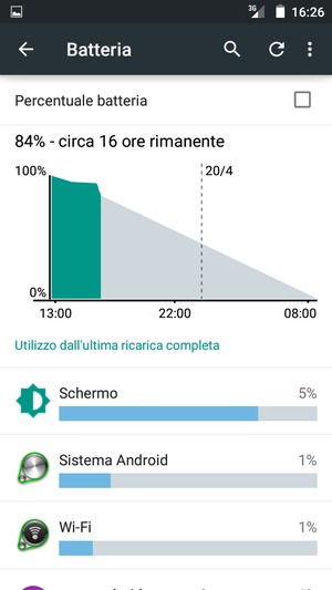 Seleziona il tasto Menu