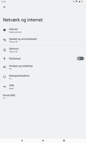Vælg SIM-kort