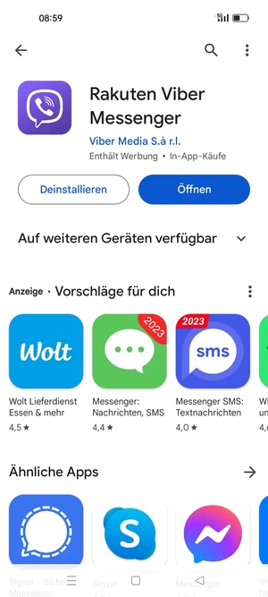 Wählen Sie Öffnen