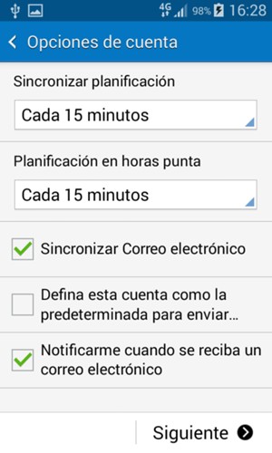 Seleccione Siguiente
