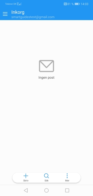 Din Gmail är klar att användas