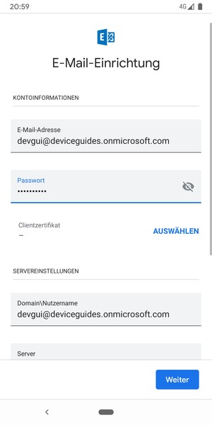 Geben Sie Ihr Passwort ein