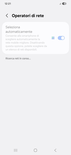 Attendi il completamento della ricerca