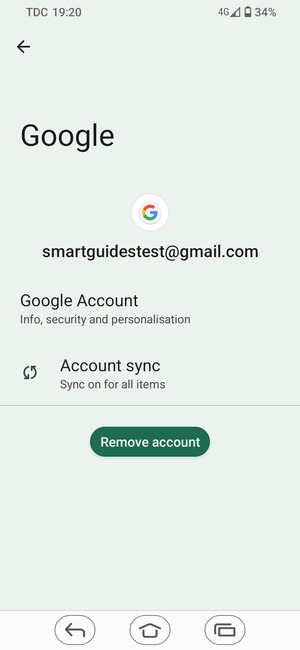 Select Account sync