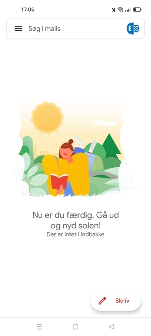 Din konto er klar til brug