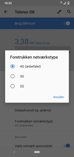 Vælg din foretrukne mulighed