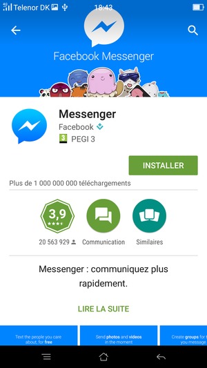 Sélectionnez INSTALLER