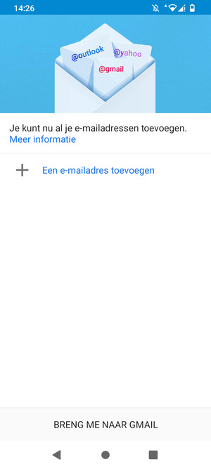 Selecteer Een e-mailadres toevoegen