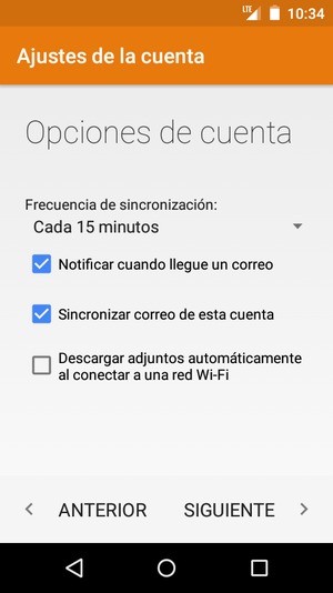 Seleccione SIGUIENTE