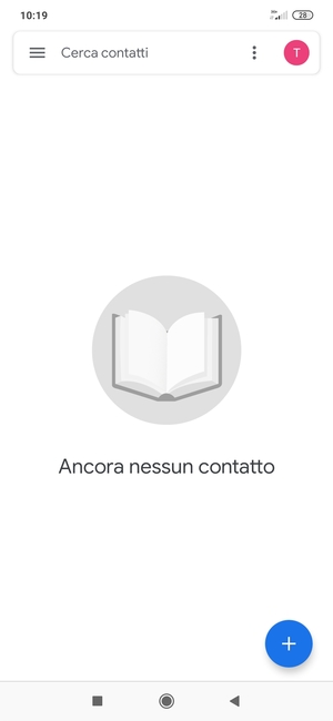 Seleziona il tasto Menu