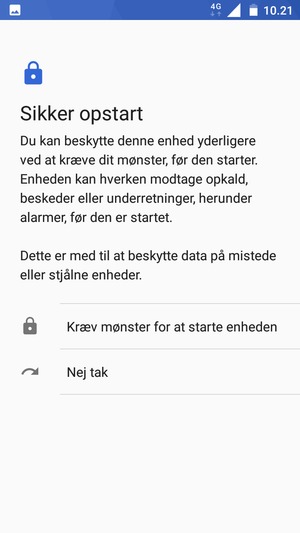 Vælg din foretrukne mulighed