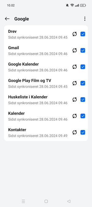 Vælg Menu-knappen