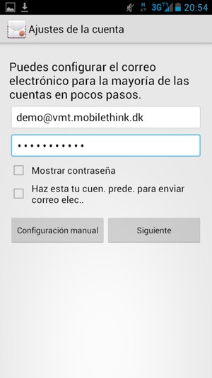 Introduzca su Dirección de correo electrónico y Contraseña. Seleccione Siguiente