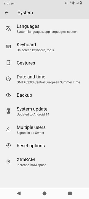 Select System update