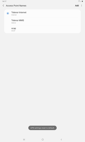 Select Add