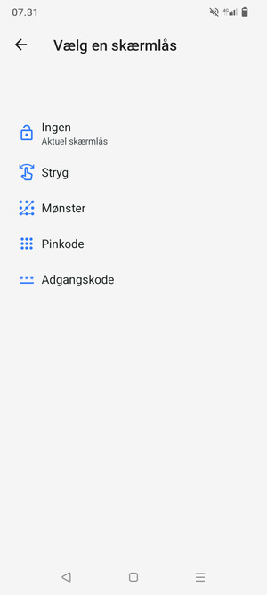 Vælg Mønster