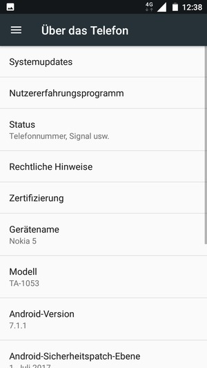 Wählen Sie Systemupdates