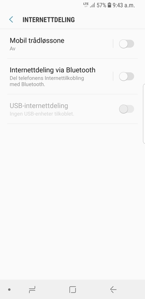 Velg Mobil trådløssone