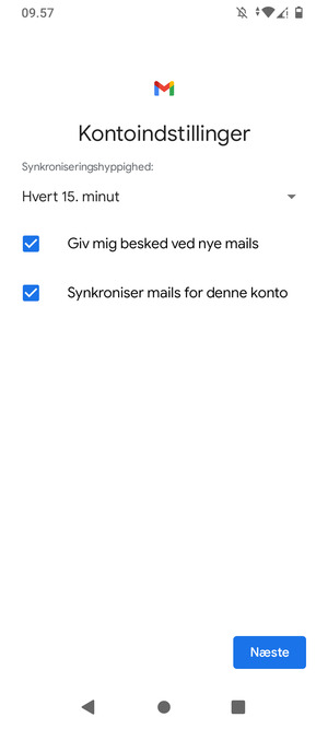 Vælg Næste