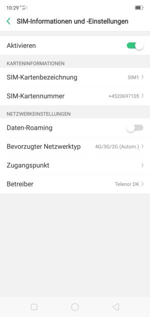 Wählen Sie Zugangspunkt