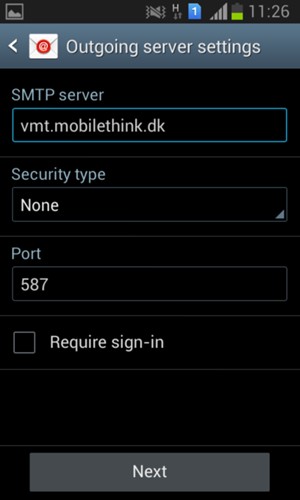 Uncheck the Require sign-in checkbox and select Next