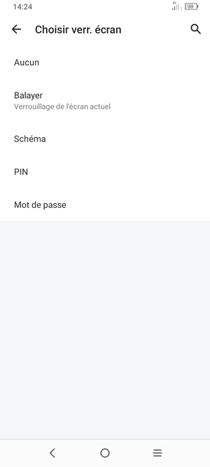 Sélectionnez Schéma