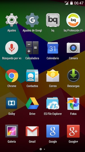 Seleccione Ajustes