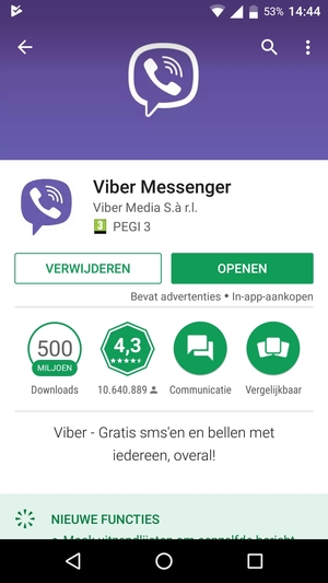 Selecteer OPENEN