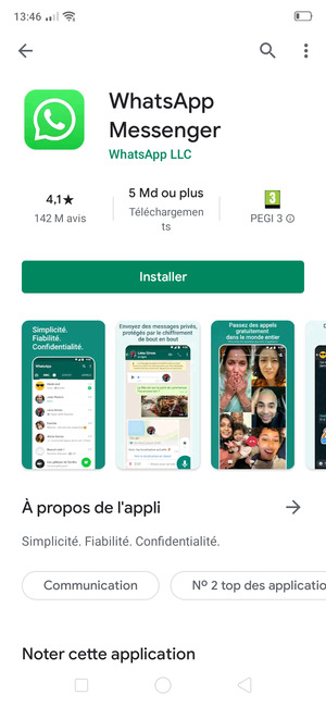 Sélectionnez Installer