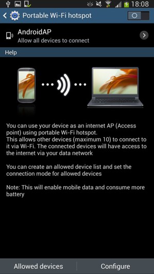 Select Configure