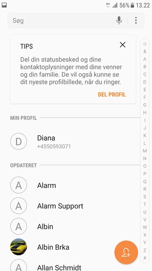 Vælg Menu-knappen