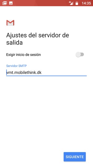 Desactive Exigir inicio de sesión y seleccione SIGUIENTE