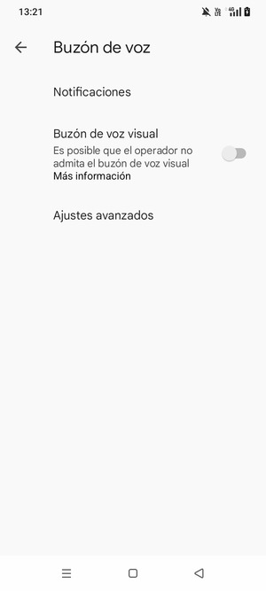 Seleccione Ajustes avanzados