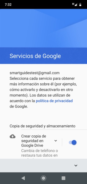 Seleccione MÁS