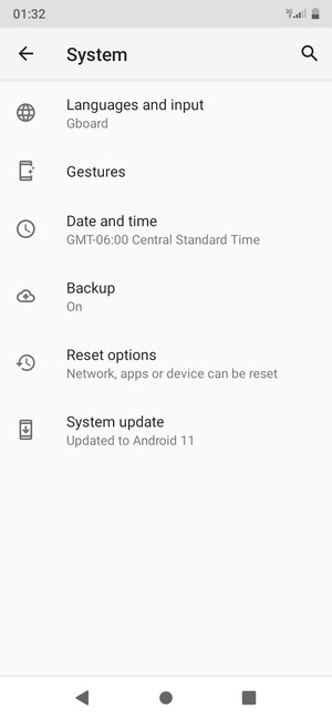 Select System update