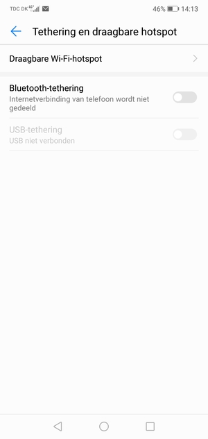 Selecteer Draagbare Wi-Fi-hotspot
