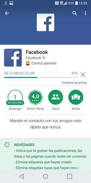 Espere a que el proceso de instalación finalice