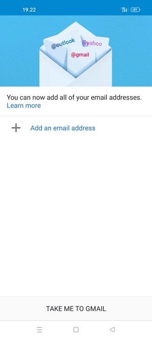 Select Add an email address