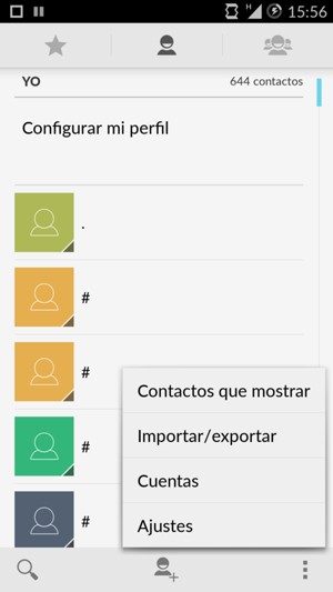 Seleccione Importar/exportar