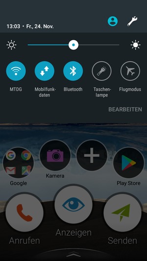 Schalten Sie WLAN und Bluetooth aus