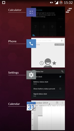 Select Close all to close all running apps