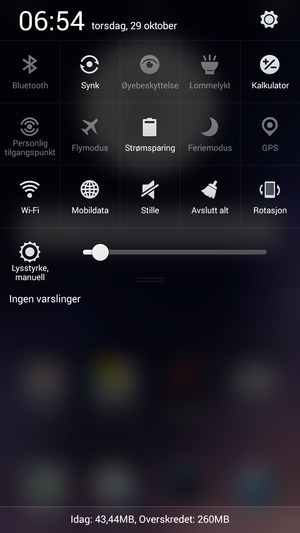 Velg Innstillinger-knappen