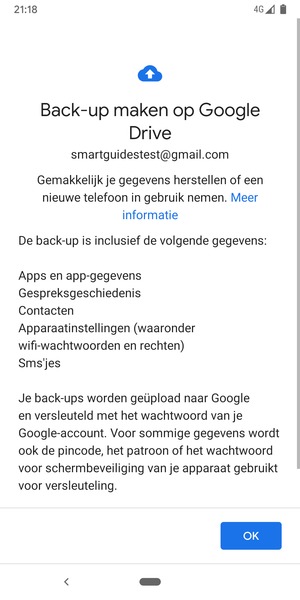 Selecteer OK