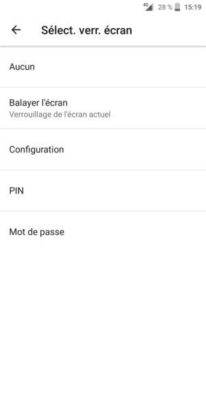 Sélectionnez Configuration