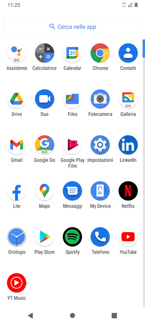 Seleziona Impostazioni