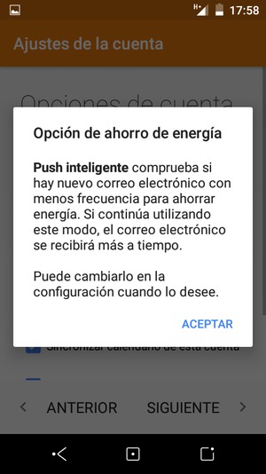 Seleccione ACEPTAR