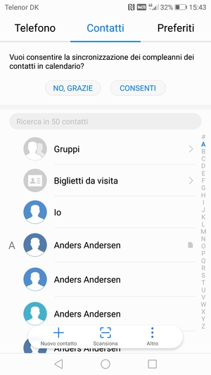 Seleziona Altro