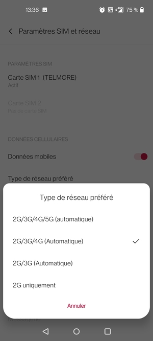Sélectionnez votre option préférée