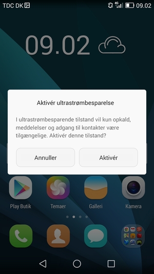 Vælg Aktivér